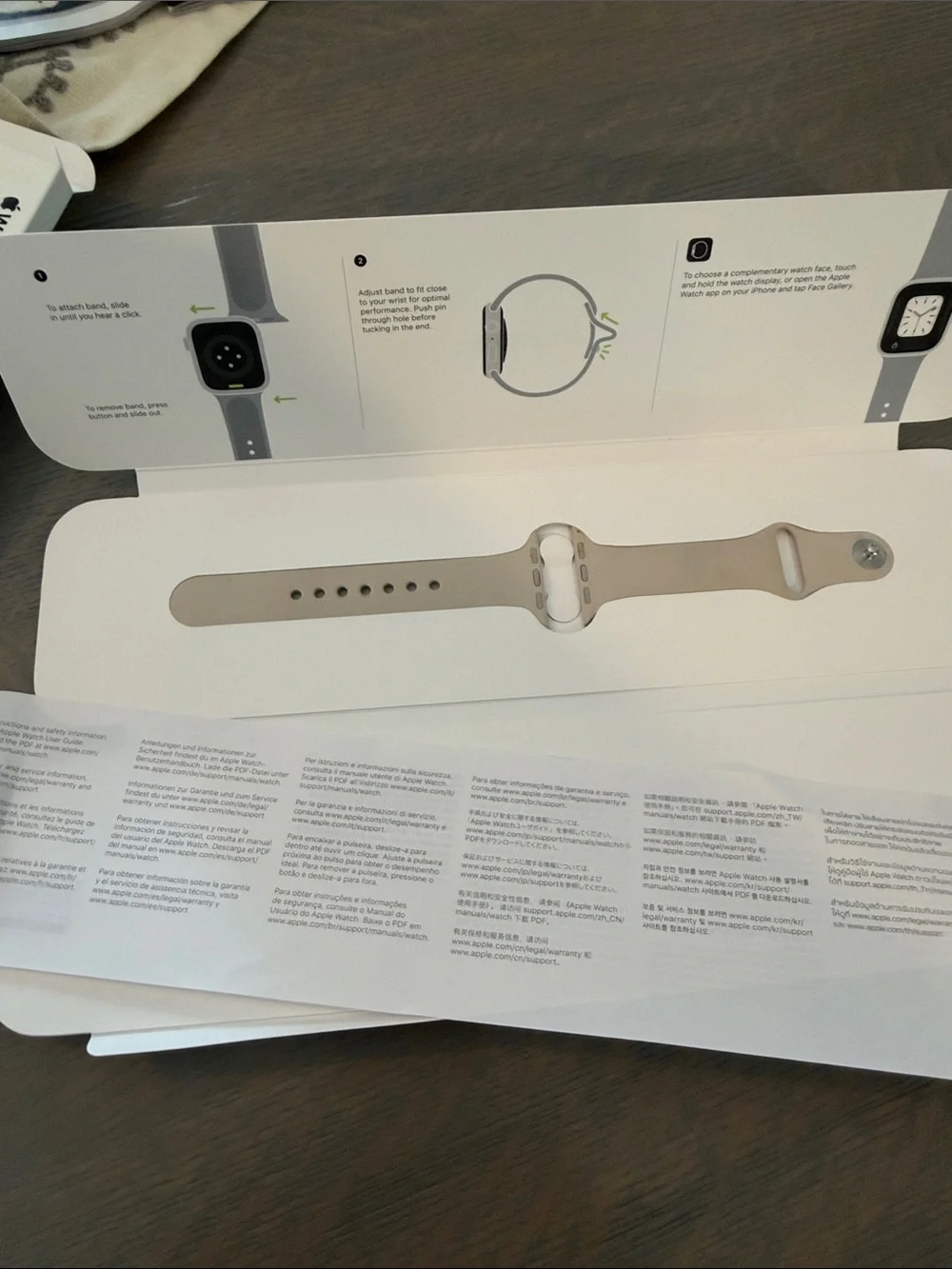Apple Watch Sport Band Starlight 41MM